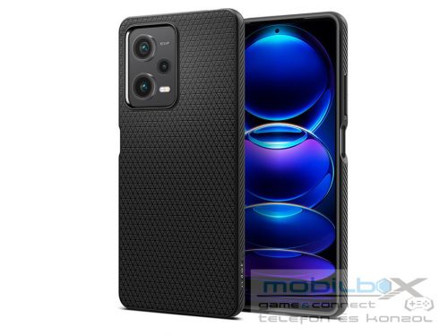 Xiaomi Redmi Note 12 Pro 5G/Poco X5 Pro 5G ütésálló hátlap - Spigen Liquid Air -fekete