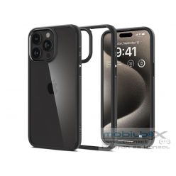   Apple iPhone 15 Pro Max ütésálló hátlap - Spigen Ultra Hybrid - fekete/átlátszó