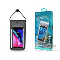   Devia univerzális vízálló védőtok max. 3.8-5.8'' méretű készülékekhez - Devia   Strong Waterproof Bag For Smartphone - fekete