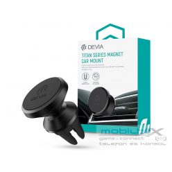   Devia szellőzőrácsba illeszthető mágneses autós tartó - Devia Titan Series      Magnet Car Mount - fekete