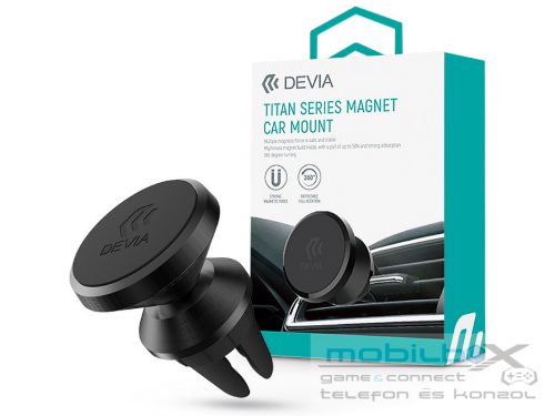 Devia szellőzőrácsba illeszthető mágneses autós tartó - Devia Titan Series      Magnet Car Mount - fekete