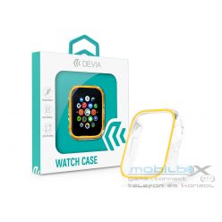   Apple Watch szilikon védőtok - Devia Luminous Series Shockproof Case For iWatch - 40 mm - arany