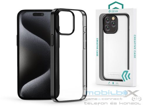 Devia Glimmer Series tok - Apple iPhone 15 Pro Max - fekete