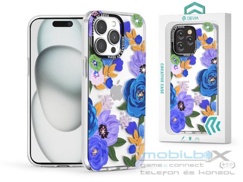 Devia Summer Flower Series Diamond tok - Apple iPhone 15 - F3