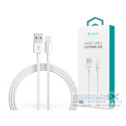   Devia USB - Lightning töltő- és adatkábel 1 m-es vezetékkel - Devia Smart Cable Lightning - fehér