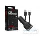 Maxlife 2xUSB szivargyújtó töltő adapter + USB - Type-C kábel 1 m-es vezetékkel - 12W - Maxlife MXCC-01 Type-C 2xUSB Car Fast Charger - fekete