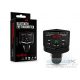 Maxlife Bluetooth FM-transmitter / szivargyújtó töltő - 2xUSB + microSD         kártyaolvasó - Maxlife MXFT-02 - 5V/3.1A - fekete