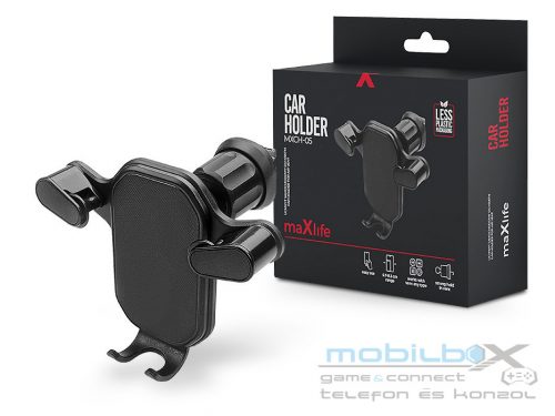 Maxlife szellőzőrácsba illeszthető autós tartó - Maxlife MXCH-05 Car Holder -   fekete