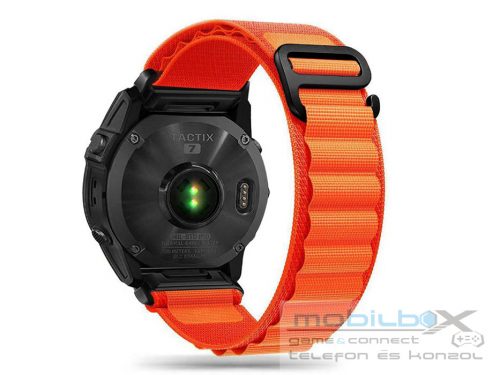 Garmin Fenix 3 / 5X / 3HR / 5X Plus / 6X / 6X Pro / 7X nylon óraszíj -          Tech-Protect Nylon Pro - narancs