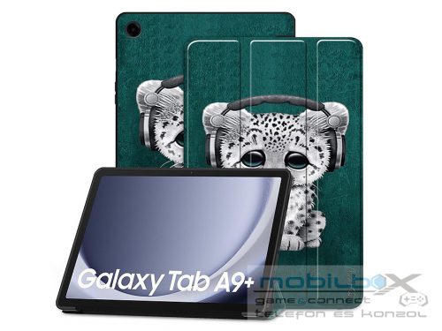 Samsung X210/X215/X216 Galaxy Tab A9+ 11.0 tablet tok (Smart Case) on/off       funkcióval - Tech-Protect - sad cat (ECO csomagolás)