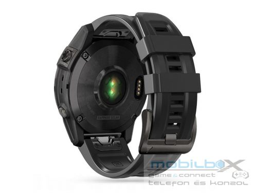 Garmin Fenix 5 / 6 / 6 Pro / 7 szilikon sport óraszíj - Tech-Protect IconBand - fekete