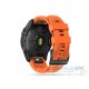 Garmin Fenix 3 / 5X / 3HR / 5X Plus / 6X / 6X Pro / 7X szilikon sport óraszíj - Tech-Protect IconBand - narancs