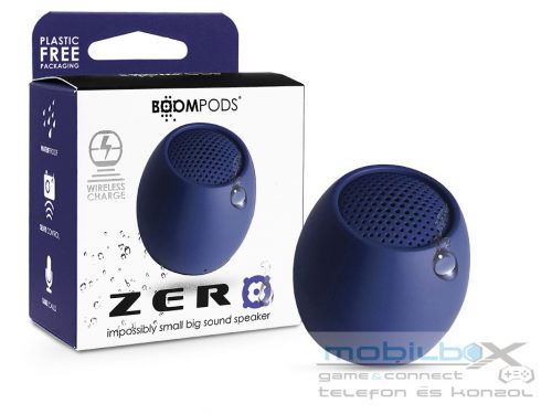 Boompods vezeték nélküli bluetooth hangszóró - Boompods Zero Speaker - sötétkék