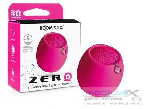 Boompods vezeték nélküli bluetooth hangszóró - Boompods Zero Speaker - rózsaszín