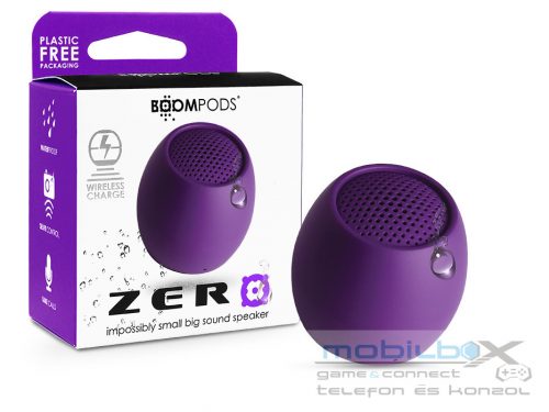 Boompods vezeték nélküli bluetooth hangszóró - Boompods Zero Speaker - lila