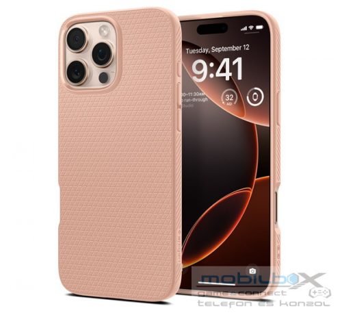 Spigen Liquid Air Apple iPhone 16 Pro tok, Rose Titanium, rozéarany