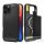 Spigen Rugged Armor MagFit Apple iPhone 16 Pro tok, Matte Black, fekete