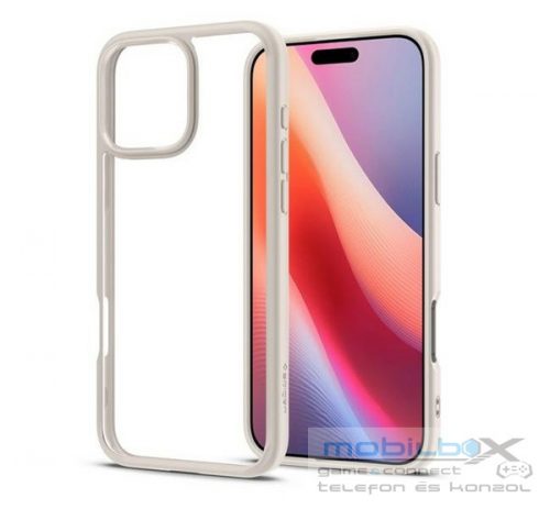 Spigen Ultra Hybrid Apple iPhone 16 Pro Max tok, Natural Titanium, átlátszó-bézs