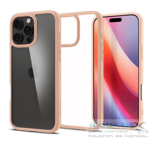 Spigen Ultra Hybrid Apple iPhone 16 Pro Max tok, Rose Titanium, rózsaszín