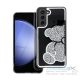 Teddy Bear Samsung Galaxy A25 5G csillogó köves tok, ezüst