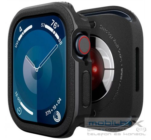 Spigen Caseology Vault Apple Watch 10 (46mm) tok, Matte Black, matt fekete