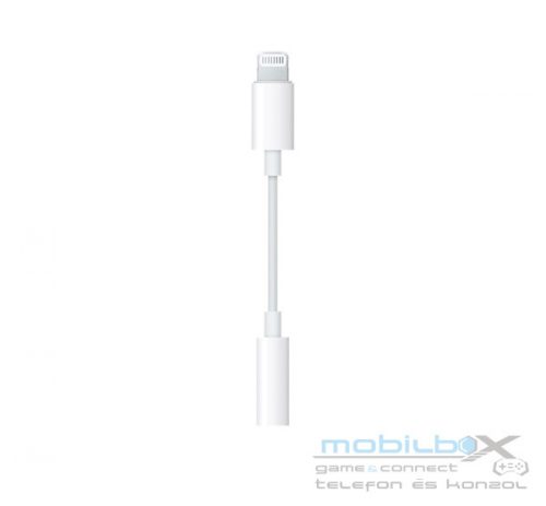 Apple Lightning-adapter 3,5 mm-es fejhallgató jack csatlakozóhoz, MMX62ZM/A