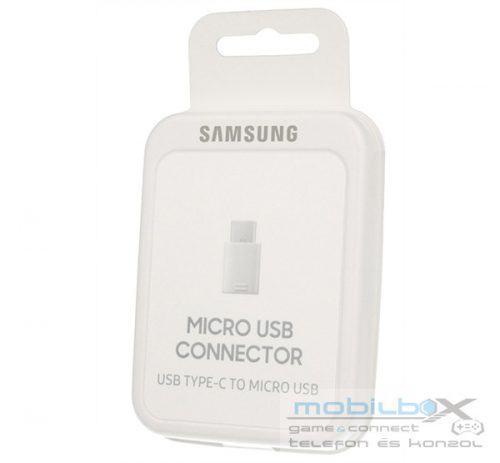 Samsung EE-GN930BWE Type-C - microUSB adapter, fehér, gyári