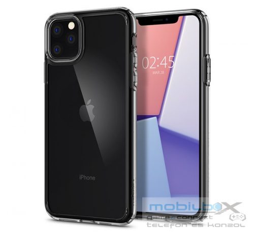 Spigen Ultra Hybrid Apple iPhone 11 Pro tok, Crystal Clear, átlátszó