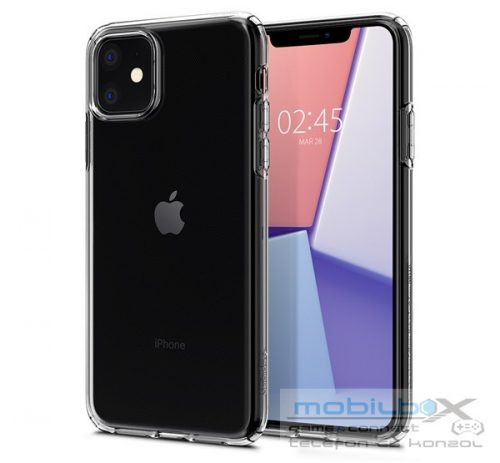 Spigen Liquid Crystal Apple iPhone 11 tok, Crystal Clear, átlátszó