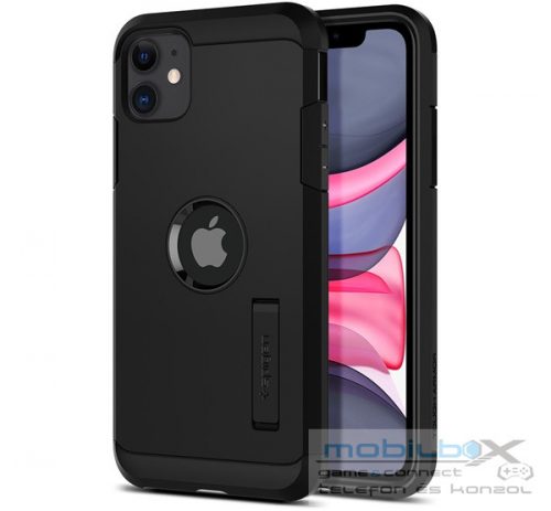 Spigen Tough Armor Apple iPhone 11 tok, Black, fekete