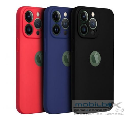 Forcell Soft szilikon hátlap tok Apple iPhone 11, sötétkék