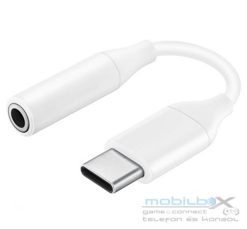 Samsung EE-UC10JU USB Type-C-3,5mm jack gyári átalakító, fehér