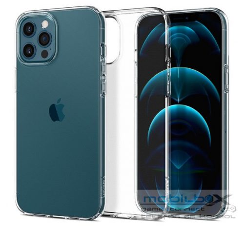 Spigen Liquid Crystal Apple iPhone 12/12 Pro tok, Crystal Clear, átlátszó