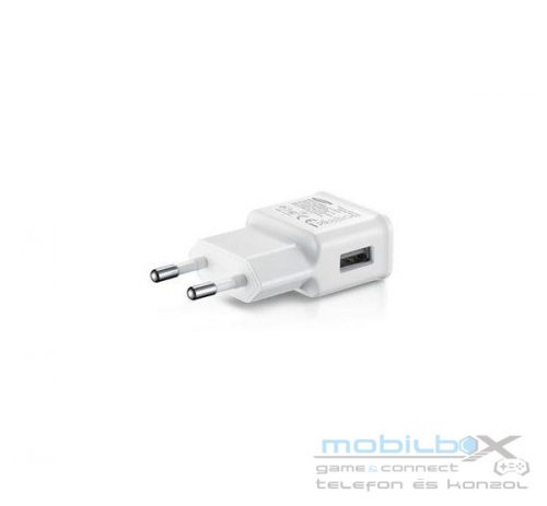 Samsung EP-TA200EWE kompatibilis hálózati töltő adapter USB fehér, (No logo)