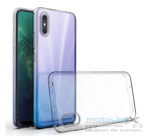 Xiaomi Redmi 9A ultra slim 0,5mm szilikon tok, átlátszó