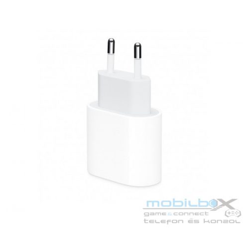 Apple hálózati töltő adapter USB Type-C, 20W, fehér MHJE3ZM/A