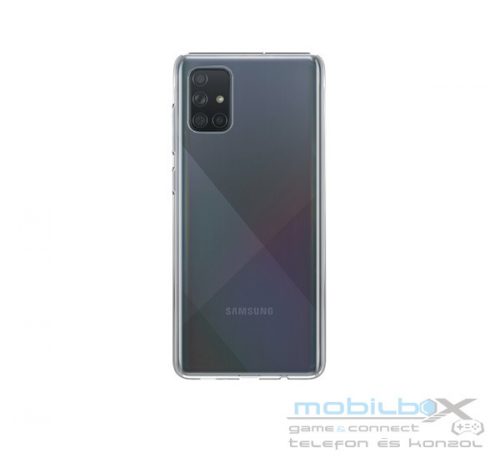 Uniq Glase Samsung Galaxy A71, szilikon tok, átlátszó