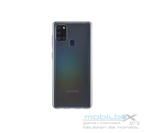 Uniq Glase Samsung Galaxy A21S, szilikon tok, átlátszó