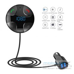   4smarts DashRemote autós szivargyújtó töltő és Bluetooth FM transzmitter, 2xUSB, 3,4A