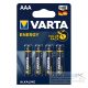 Varta Energy Value Pack AAA Alkáli mikro elem , 4db