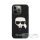 Karl Lagerfeld Head Saffiano bőr hátlap tok Apple iPhone 13 Pro, fekete