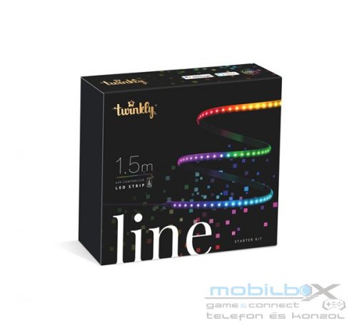 Twinkly Line okos beltéri karácsonyi led szalag 90 LED RGB, 1,5m