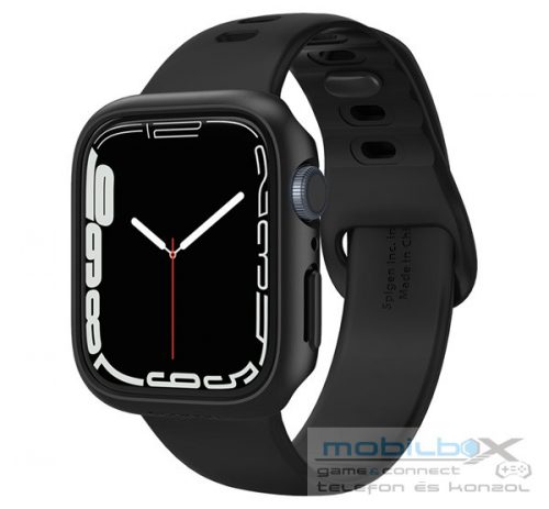 Spigen Thin Fit Apple Watch S7 41mm Fekete tok