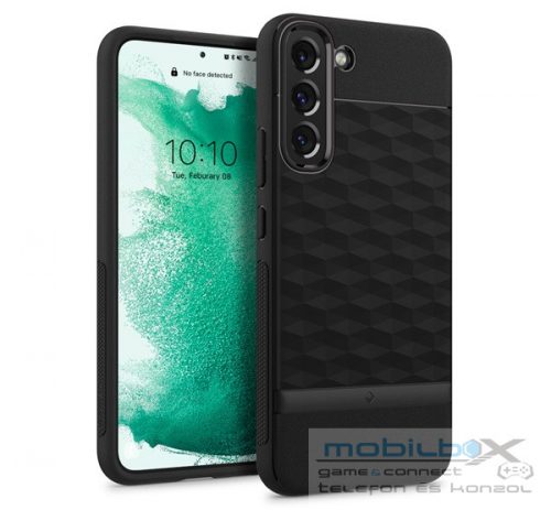 Caseology Parallax Samsung Galaxy S22+ Matte Black tok, fekete