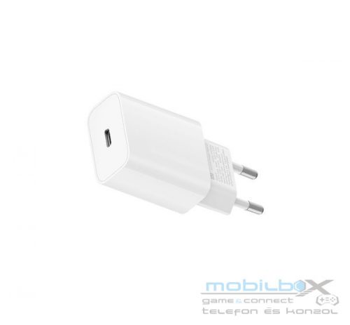 Xiaomi Mi gyári hálózati töltő adapter Type-C, 20W, fehér