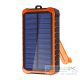 4smarts Solar Prepper napelemes külső akkumulátor, 2XUSB kimenet, 12000mAh Li-ion, fekete