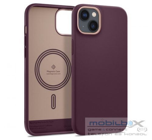 Caseology Nano Pop Apple iPhone 14 Plus Burgundy Bean MagSafe tok, burgundi