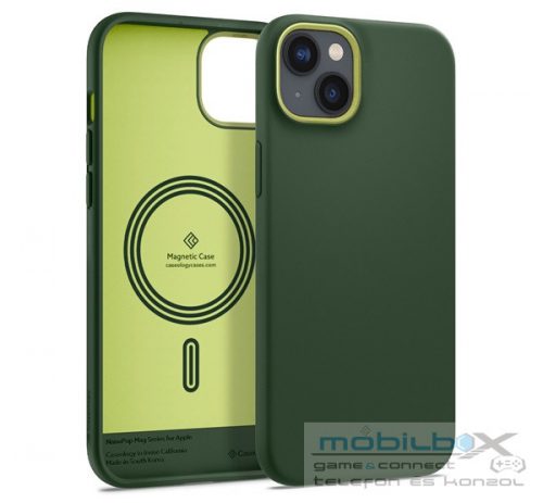 Caseology Nano Pop Apple iPhone 14 Plus Avo Green MagSafe tok, zöld