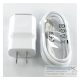 LG MCS-04ED hálozati töltő adapter + DC05WK-G microUSB kábel, OEM jellegű, fehér