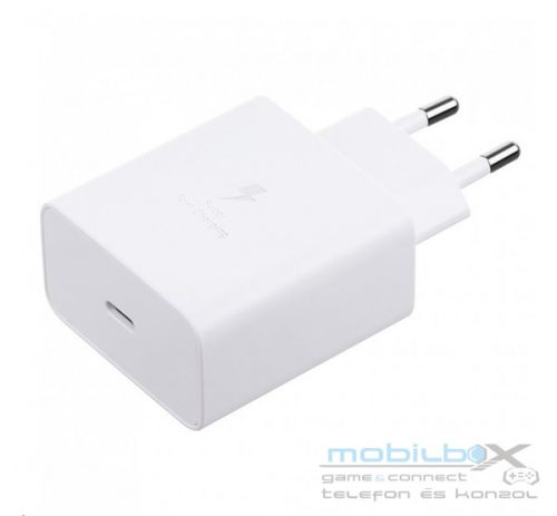 Samsung EP-TA865 kompatibilis hálózati töltő adapter Type-C, 65W, fehér, (No logo)